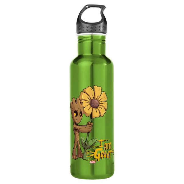 Guardians of the Galaxy | Baby Groot & Daisy Water Bottle (Front)