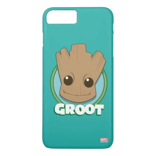 Guardians of the Galaxy  Baby Groot Face iPhone 8 Plus7 Plus Case