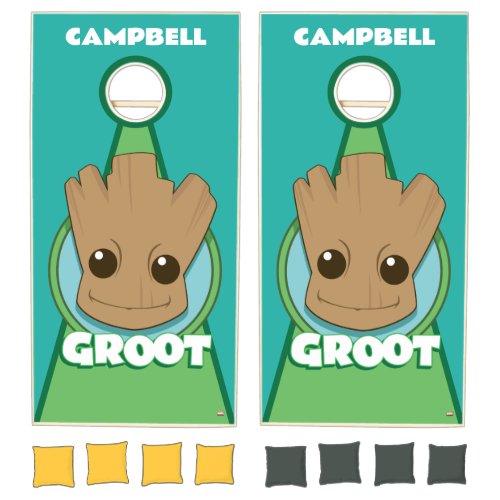 Guardians of the Galaxy  Baby Groot Face Cornhole Set