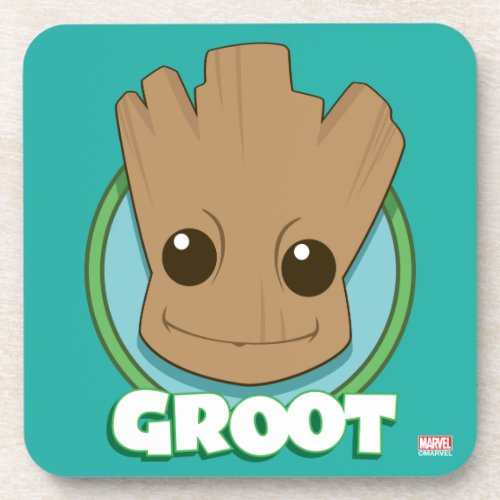 Guardians of the Galaxy  Baby Groot Face Drink Coaster