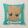 Guardians of the Galaxy | Baby Groot Face Throw Pillow