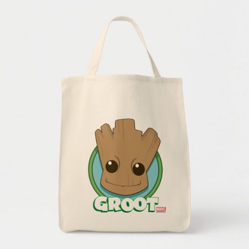 Guardians of the Galaxy  Baby Groot Face Tote Bag