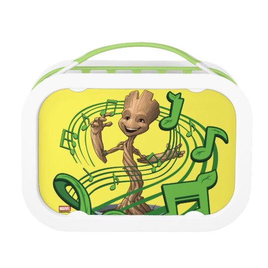 Guardians of the Galaxy Baby Groot Music Notes Lunch Box