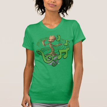 Guardians of the Galaxy | Baby Groot Music Notes T-Shirt