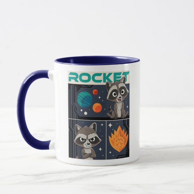 Guardians of the Galaxy Baby Rocket Cartoon Mug (Left)