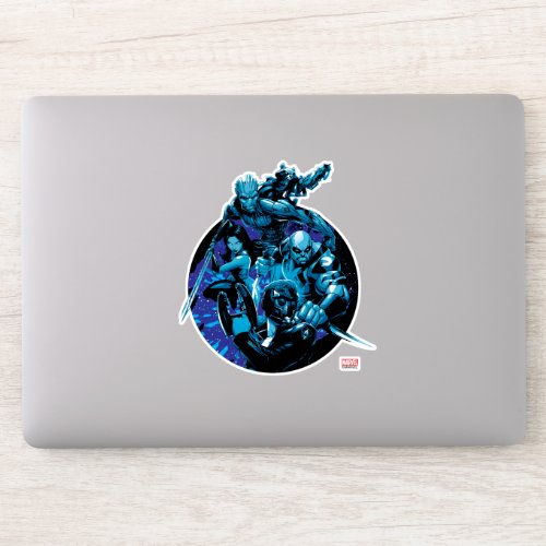 Guardians of the Galaxy  Blue Crew Graphic Sticker