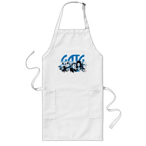 Guardians of the Galaxy  Cartoon Crew Retro Logo Long Apron