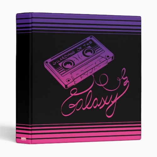 Guardians of the Galaxy  Cassette Tape Unraveled Binder