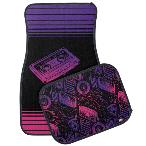 Guardians of the Galaxy  Cassette Tape Unraveled Car Mat
