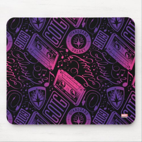 Guardians of the Galaxy  Cassette Tape Unraveled Mouse Pad