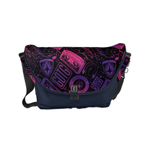 Guardians of the Galaxy  Cassette Tape Unraveled Small Messenger Bag