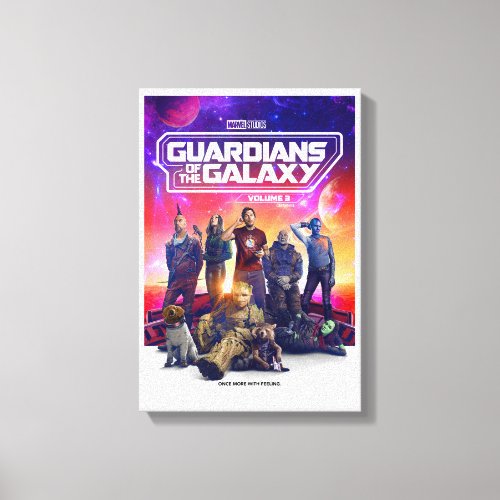 Guardians of the Galaxy Character Group Poster Canvas Print