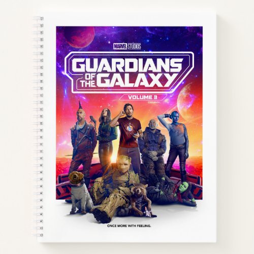 Guardians of the Galaxy Character Group Poster Notebook