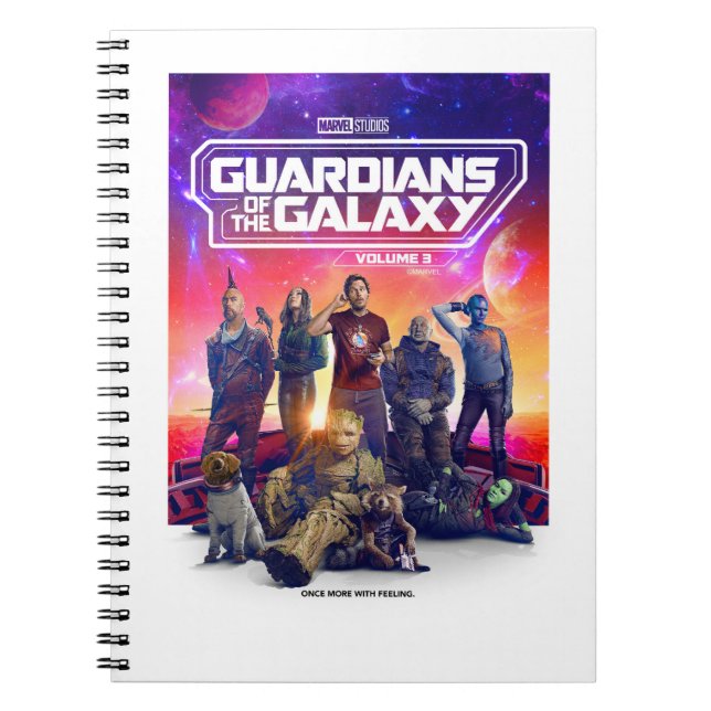 Guardians of the Galaxy Character Group Poster Notebook (Front)