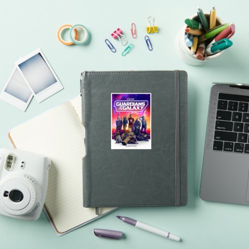 Guardians of the Galaxy Character Group Poster Sticker