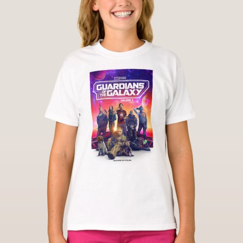 Guardians of the Galaxy Character Group Poster T_Shirt