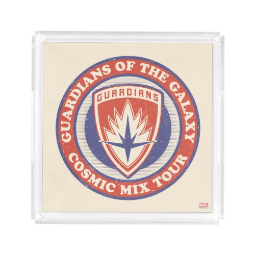 Guardians of the Galaxy  Cosmic Mix Tour Badge Acrylic Tray