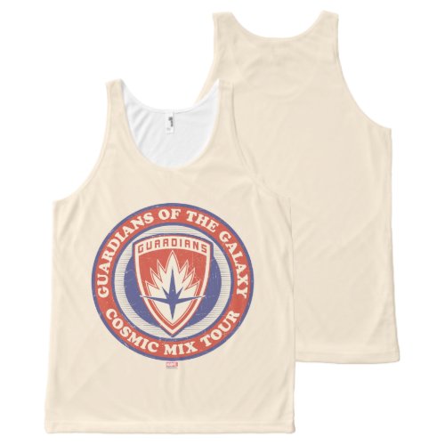 Guardians of the Galaxy  Cosmic Mix Tour Badge All_Over_Print Tank Top