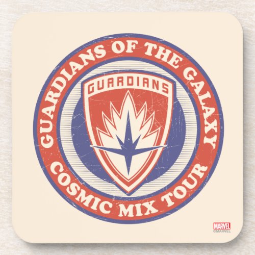 Guardians of the Galaxy  Cosmic Mix Tour Badge Beverage Coaster