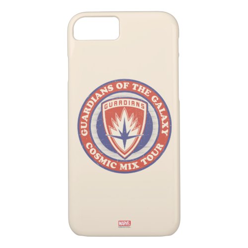 Guardians of the Galaxy  Cosmic Mix Tour Badge iPhone 87 Case