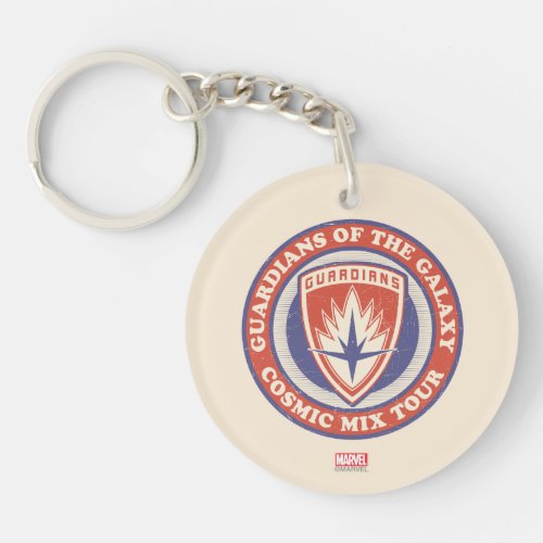 Guardians of the Galaxy  Cosmic Mix Tour Badge Keychain