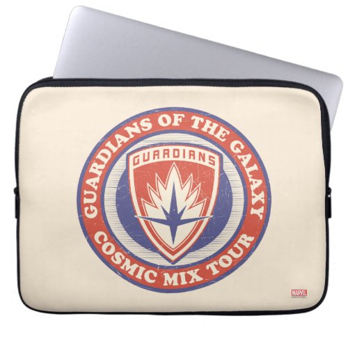 Guardians of the Galaxy  Cosmic Mix Tour Badge Laptop Sleeve