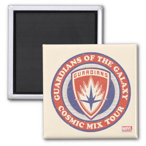 Guardians of the Galaxy  Cosmic Mix Tour Badge Magnet