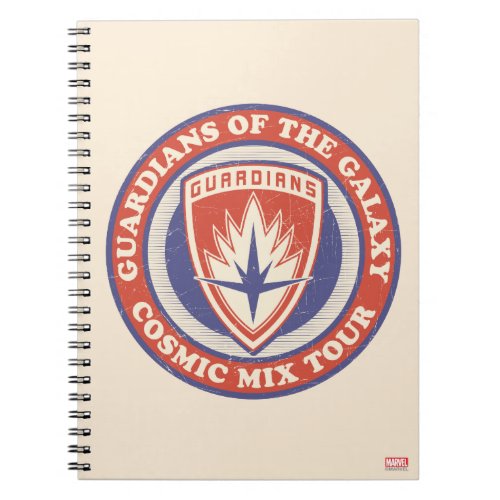 Guardians of the Galaxy  Cosmic Mix Tour Badge Notebook