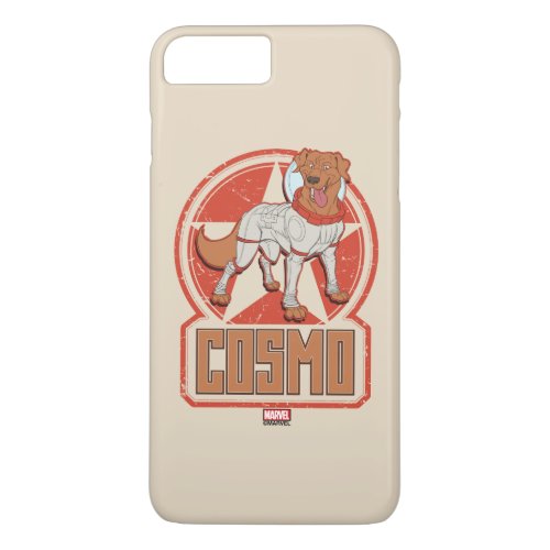 Guardians of the Galaxy  Cosmo Character Badge iPhone 8 Plus7 Plus Case