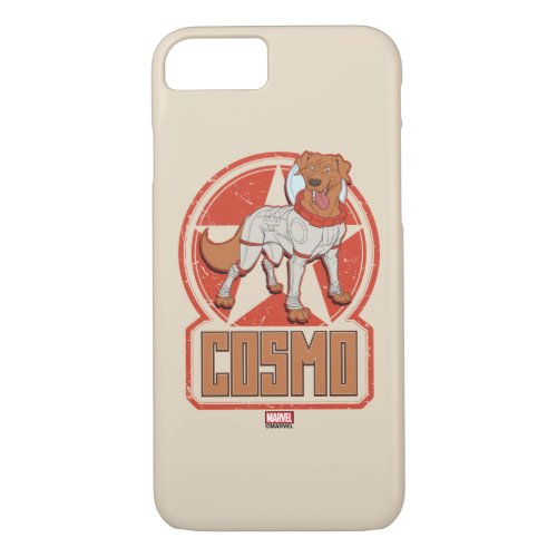 Guardians of the Galaxy  Cosmo Character Badge iPhone 87 Case