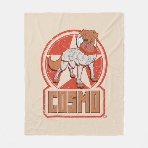 Guardians of the Galaxy  Cosmo Character Badge Fleece Blanket