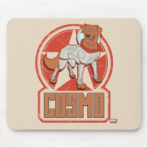 Guardians of the Galaxy  Cosmo Character Badge Mouse Pad
