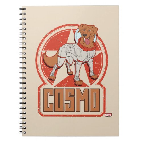 Guardians of the Galaxy  Cosmo Character Badge Notebook