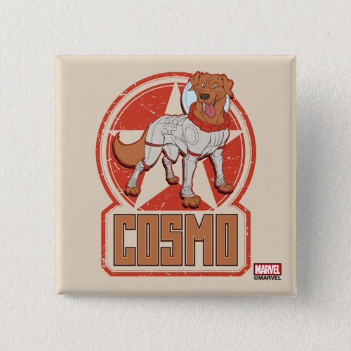 Guardians of the Galaxy  Cosmo Character Badge Pinback Button