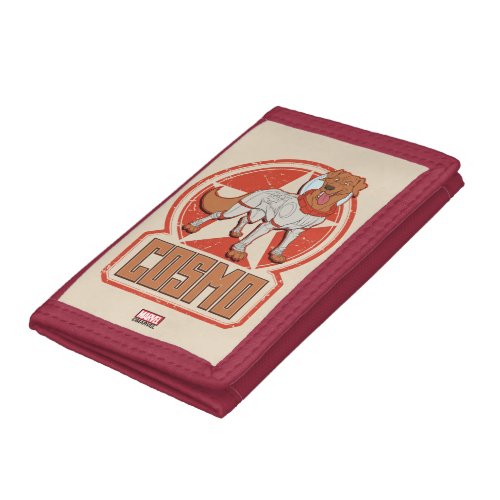 Guardians of the Galaxy  Cosmo Character Badge Trifold Wallet