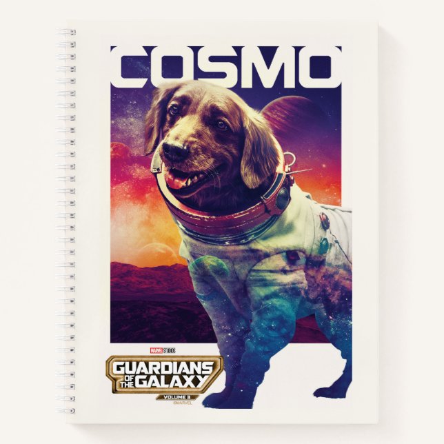 Guardians of the Galaxy Cosmo Character Poster Notebook (Front)
