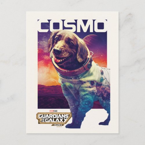 Guardians of the Galaxy Cosmo Character Poster Postcard