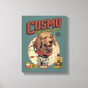 Guardians of the Galaxy Cosmo The Space Dog Canvas Print