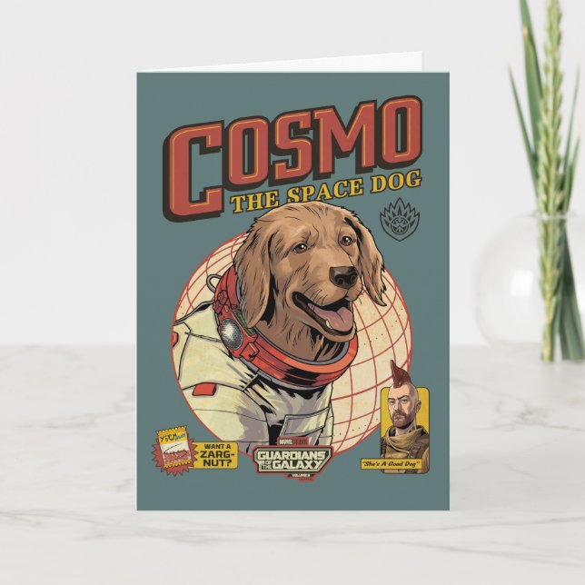 Guardians of the Galaxy Cosmo The Space Dog Card (Front)