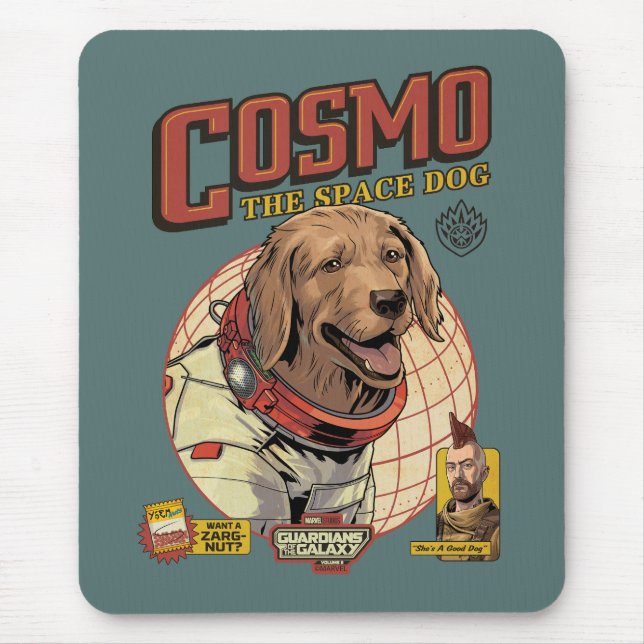Guardians of the Galaxy Cosmo The Space Dog Mouse Pad (Front)