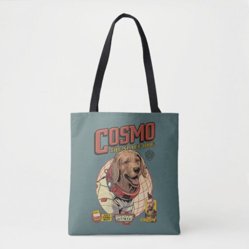 Guardians of the Galaxy Cosmo The Space Dog Tote Bag