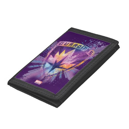 Guardians of the Galaxy  Crest Neon Burst Tri_fold Wallet