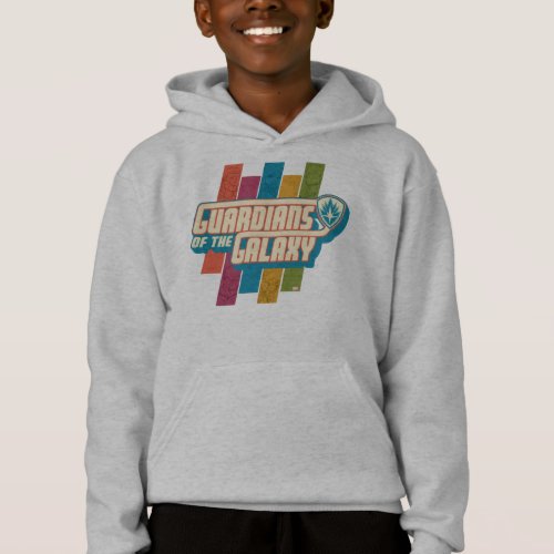 Guardians of the Galaxy  Crew Color Bar Logo Hoodie