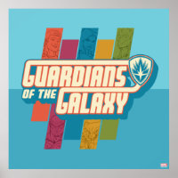 Guardians of the Galaxy | Crew Color Bar Logo Poster