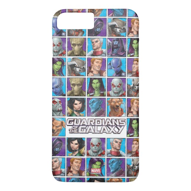 Guardians of the Galaxy | Crew Grid Case-Mate iPhone Case (Back)