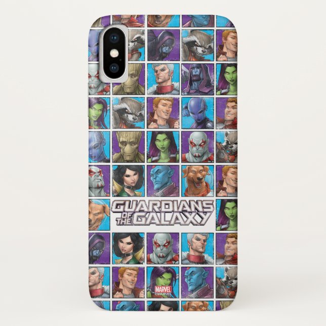 Guardians of the Galaxy | Crew Grid Case-Mate iPhone Case (Back)