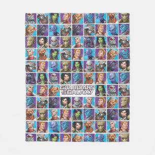 Guardians of the Galaxy Crew Grid Fleece Blanket