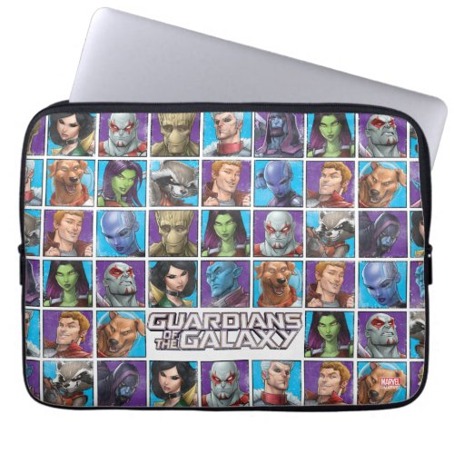 Guardians of the Galaxy  Crew Grid Laptop Sleeve