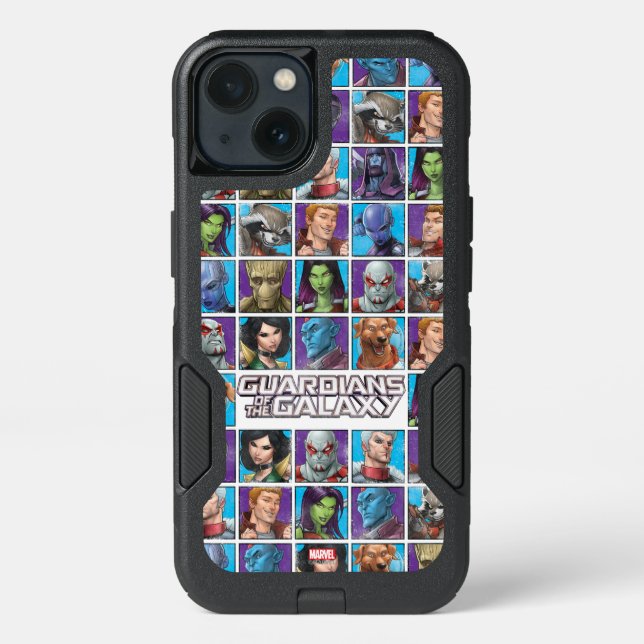 Guardians of the Galaxy | Crew Grid Otterbox iPhone Case (Back)