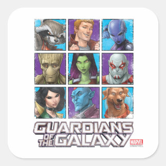 Guardians of the Galaxy | Crew Grid Square Sticker